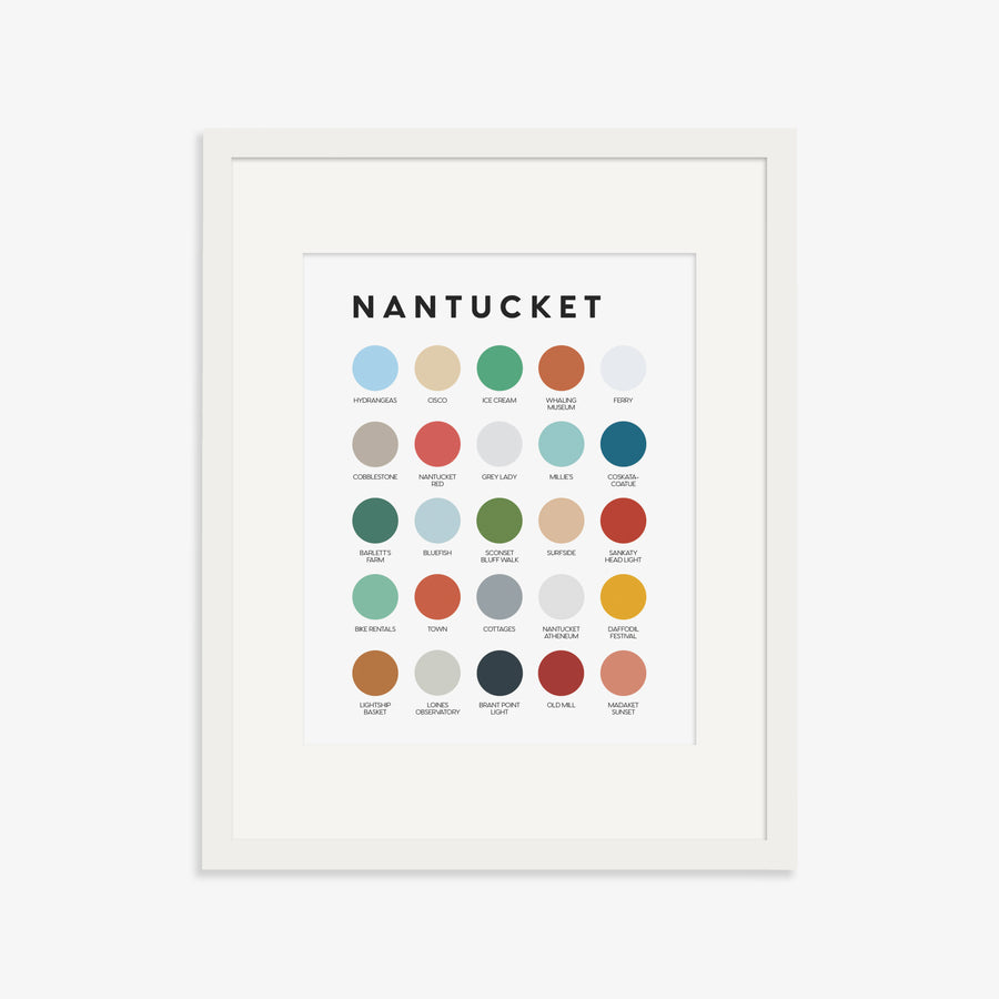 Nantucket Color Palette Print