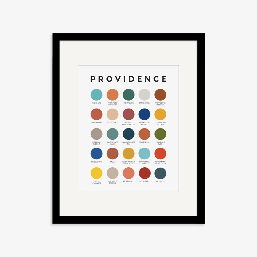 Providence Color Palette Print