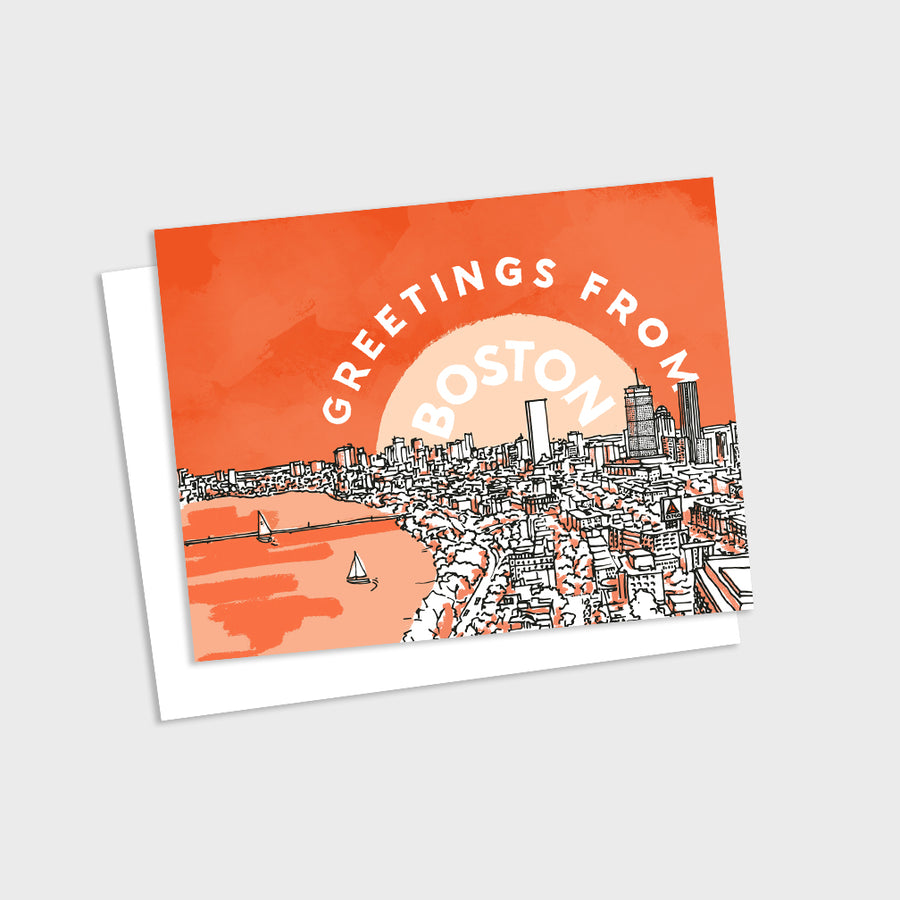 Greetings from Boston Card