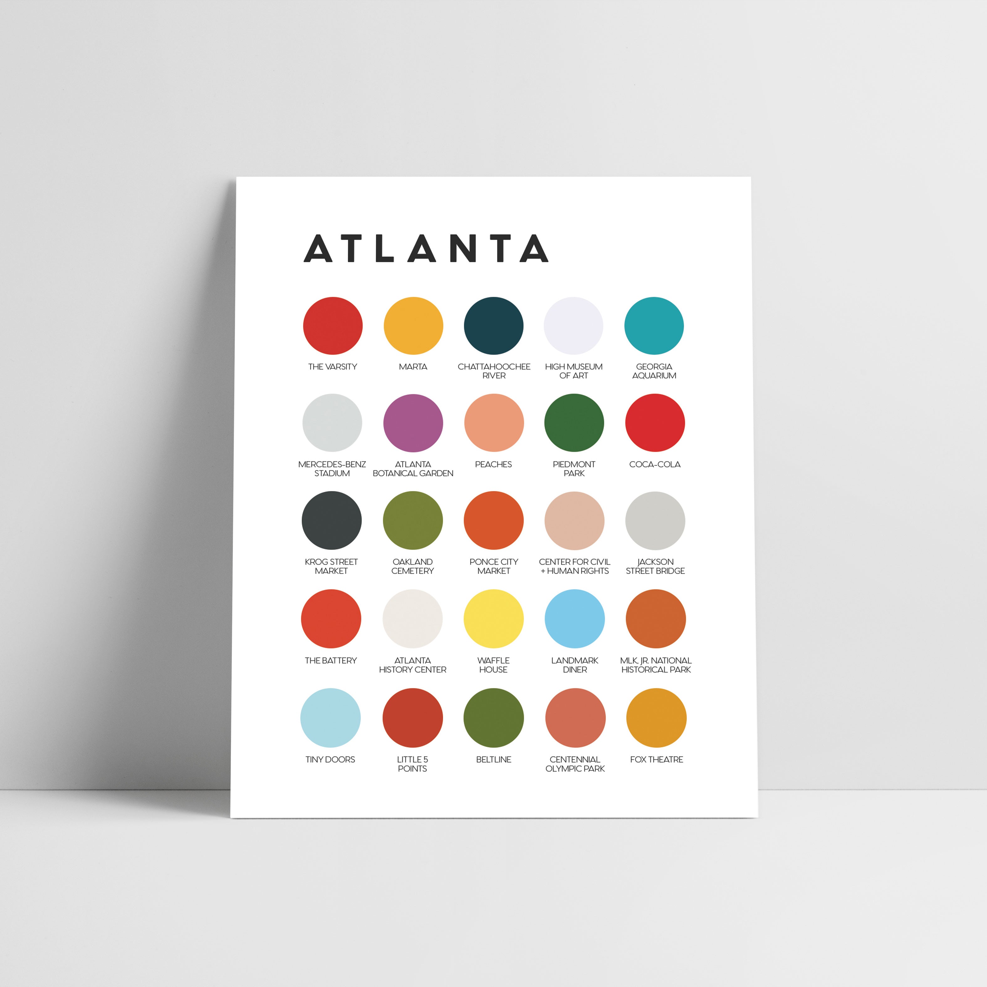 Atlanta Color Palette Print -  Denmark