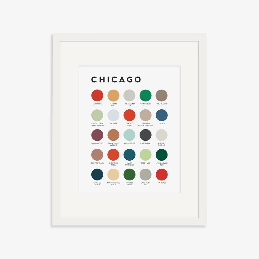 Chicago Color Palette Print