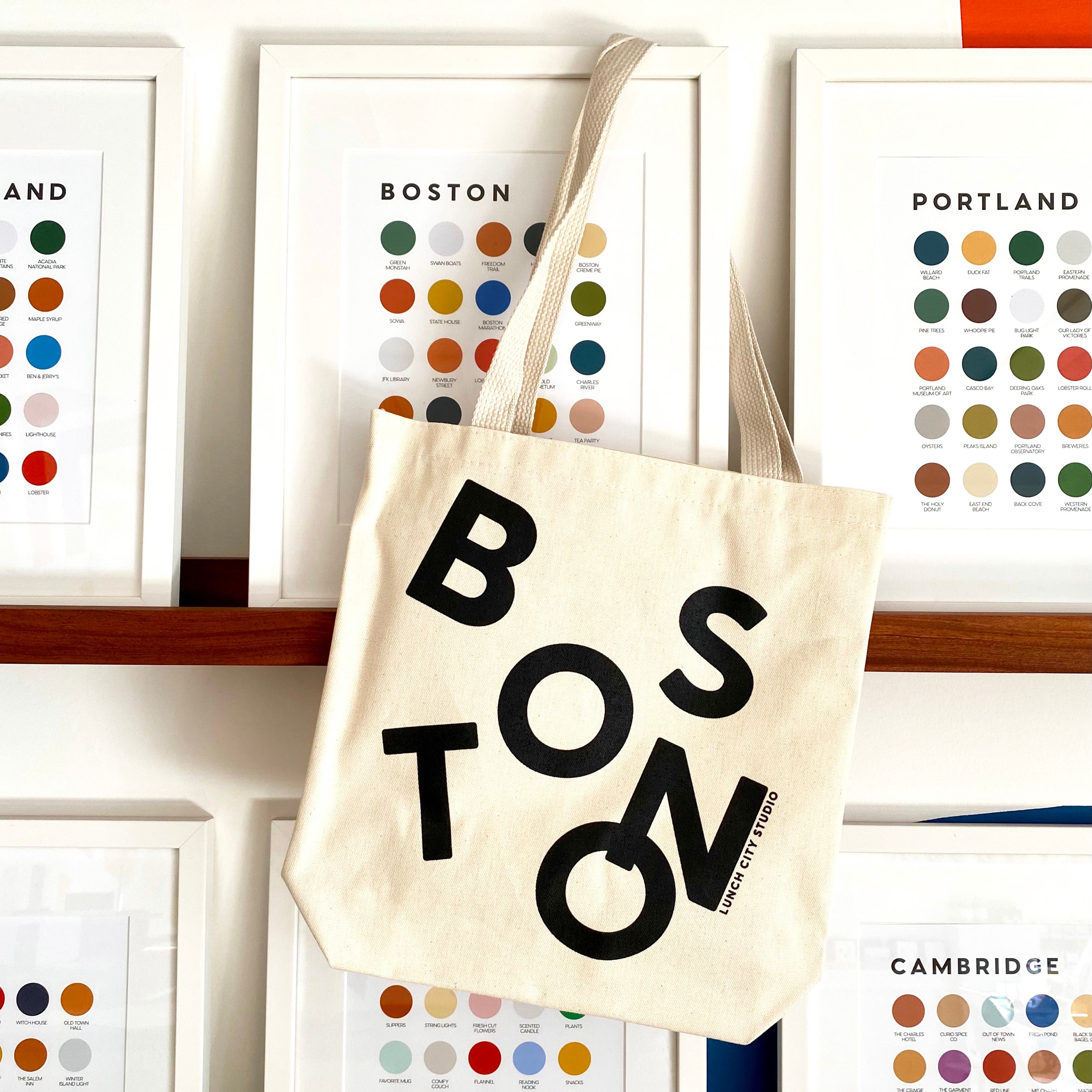 Cotton Canvas Tote Bag - Boston, MA (BOS)