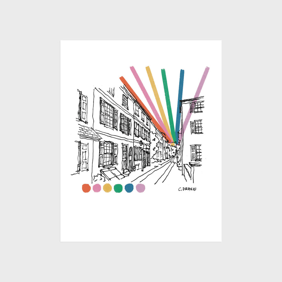 Philadelphia Rainbow Print