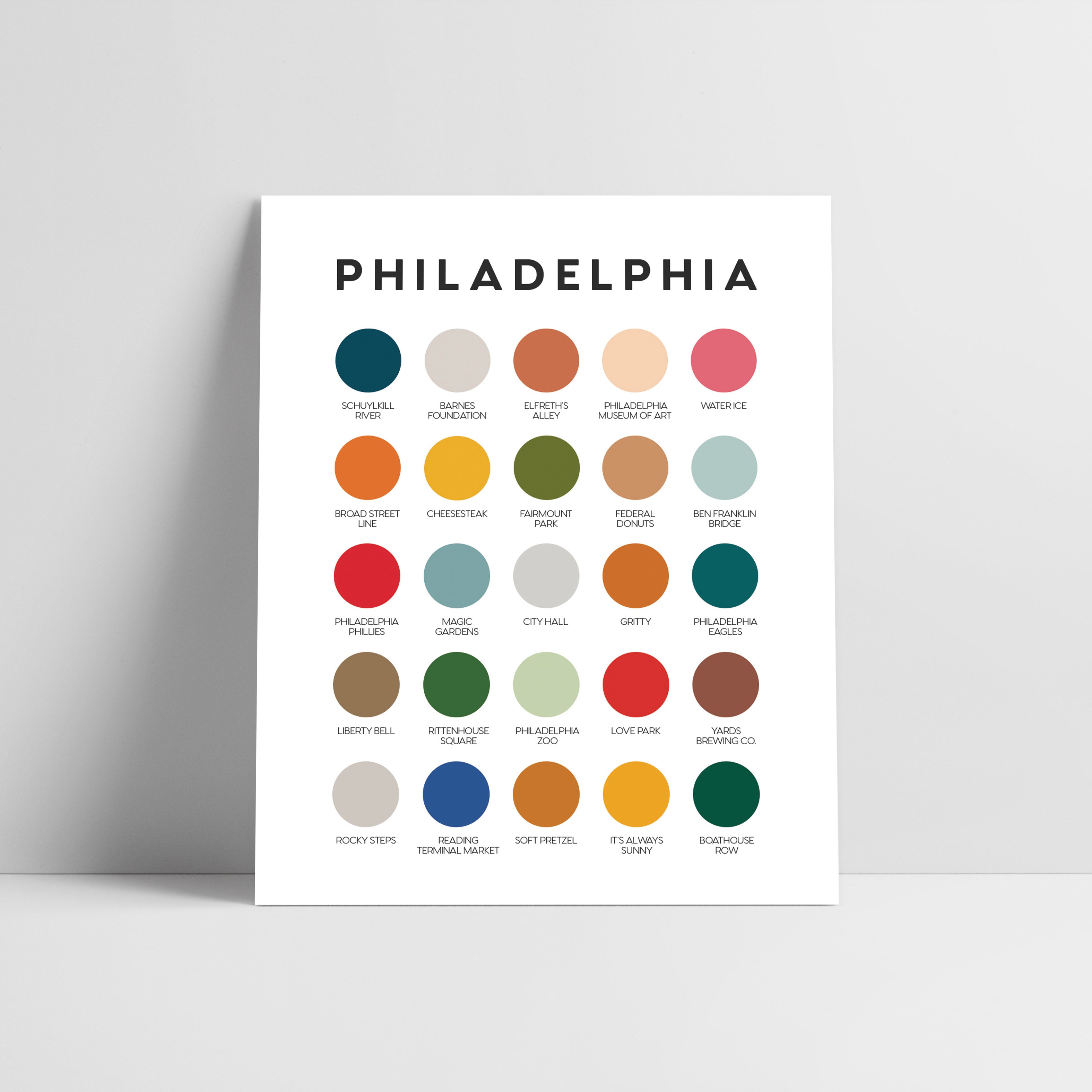 Atlanta Color Palette Print -  Denmark