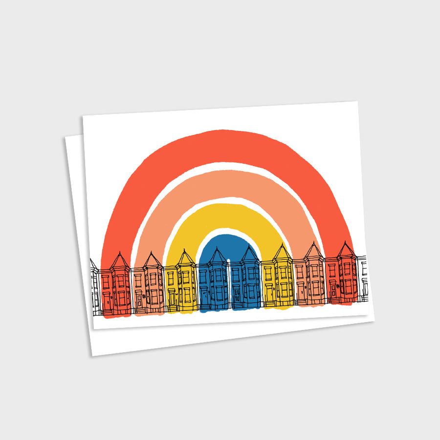 Washington DC Rainbow Card