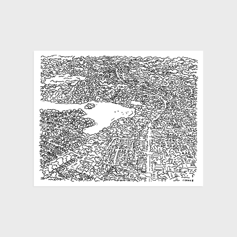 Arlington Aerial Print