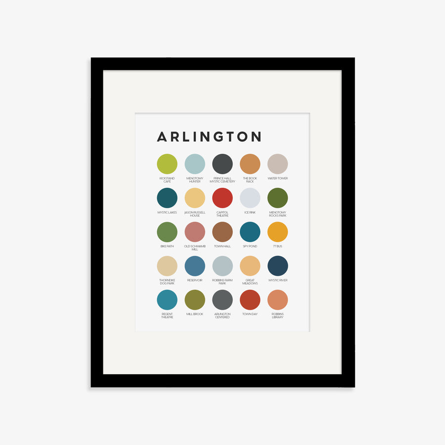 Arlington Color Palette Print