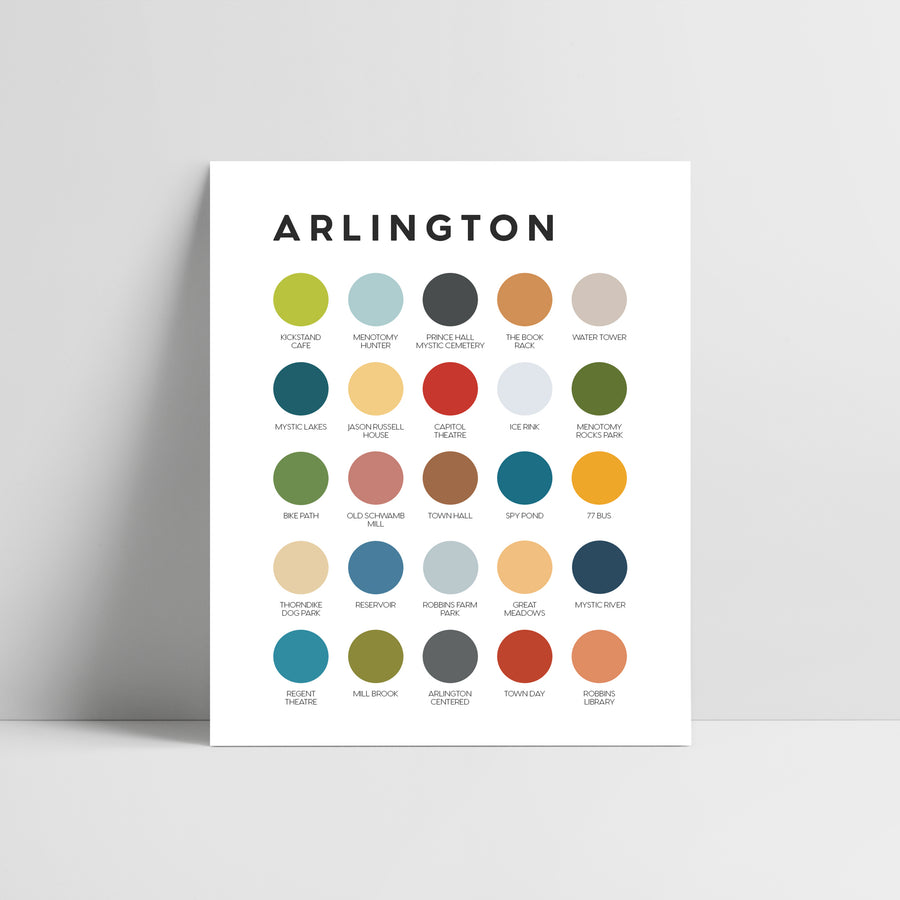 Arlington Color Palette Print