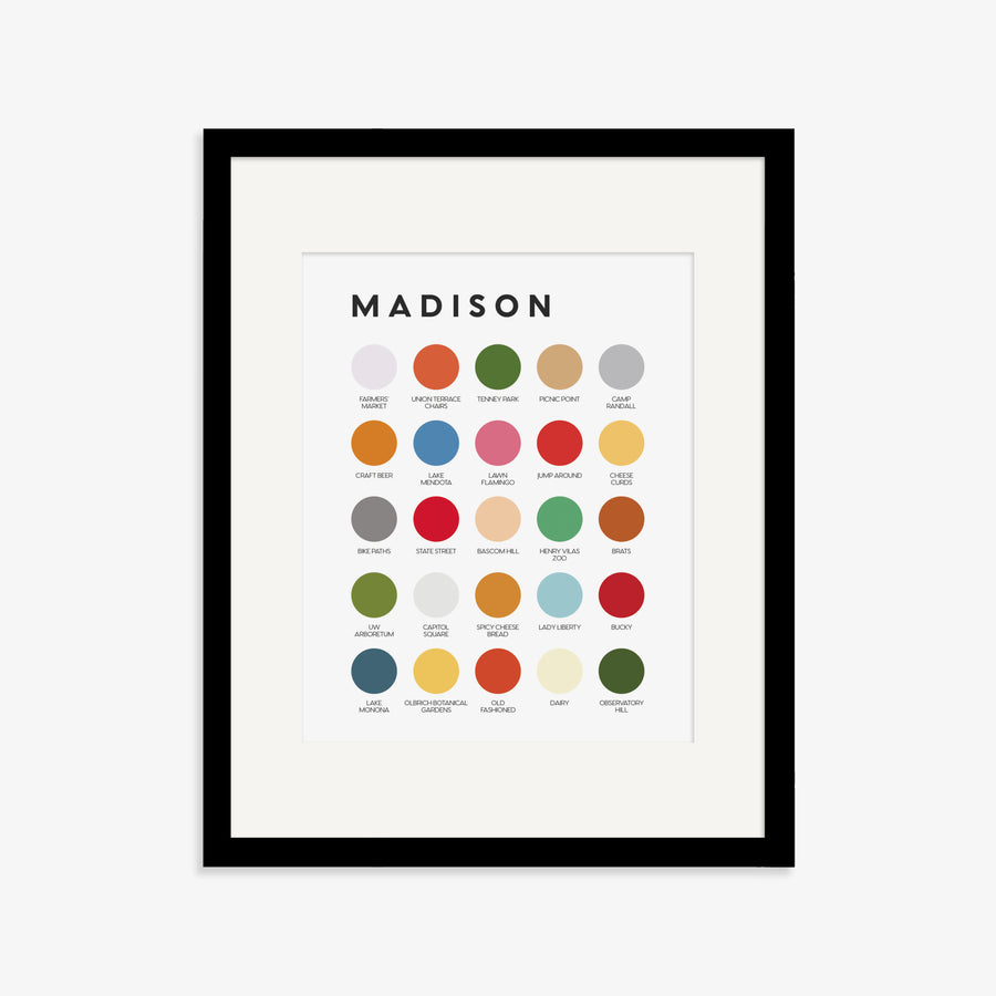 Madison Color Palette Print