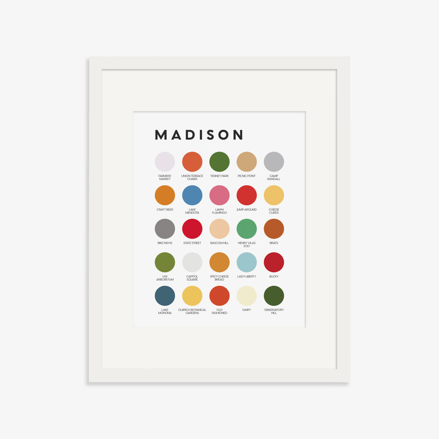 Madison Color Palette Print