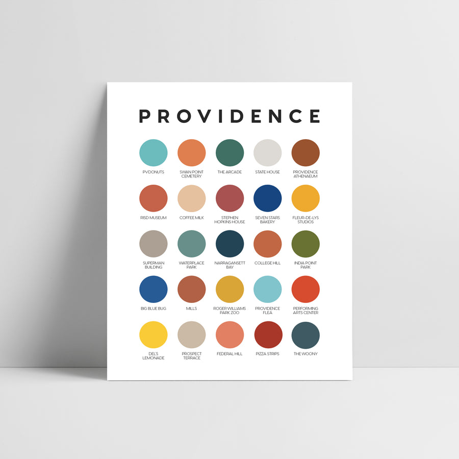 Providence Color Palette Print