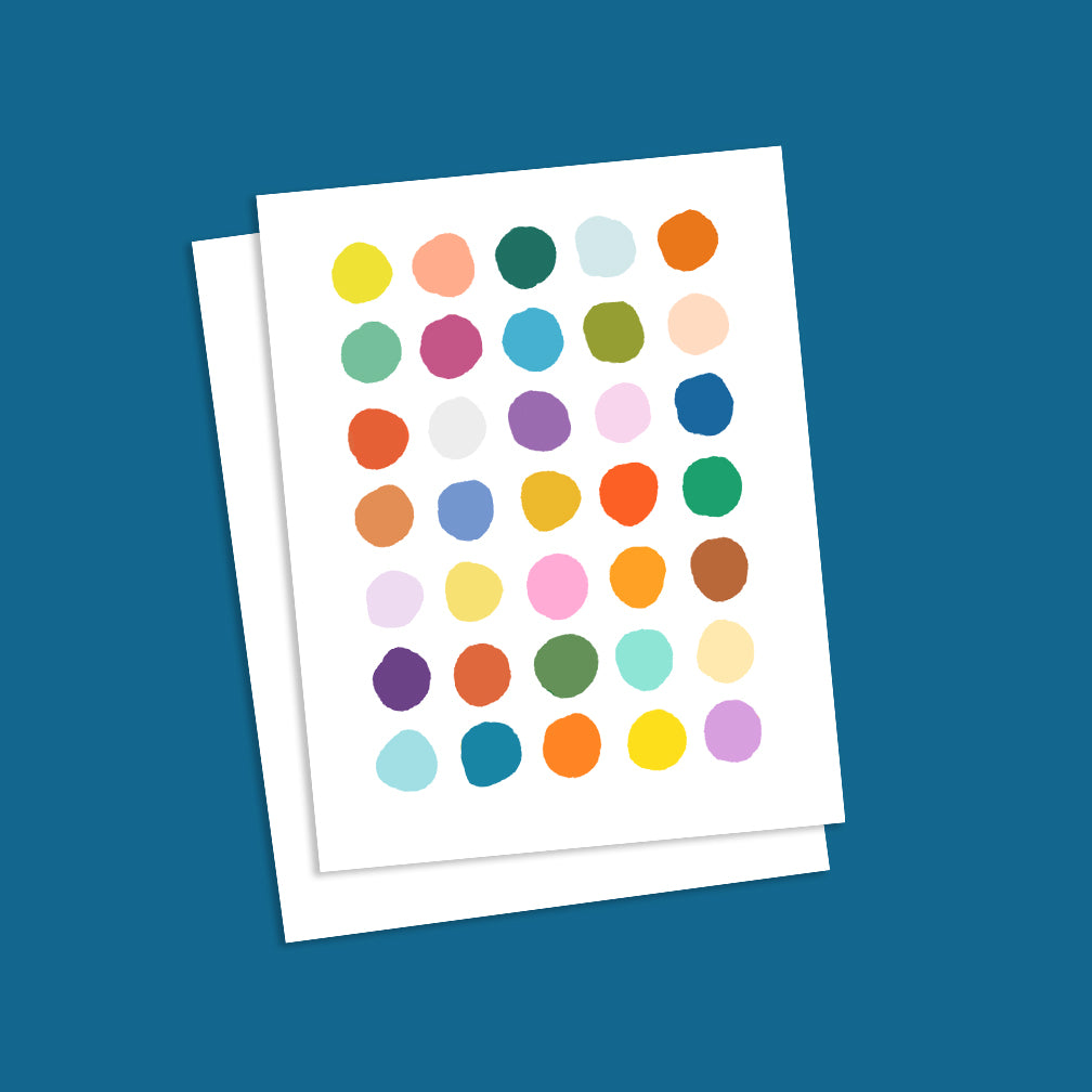 Color Palette DIY Card – Lunch City Studio
