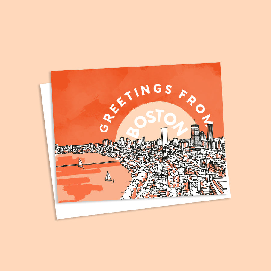 Greetings from Boston Card