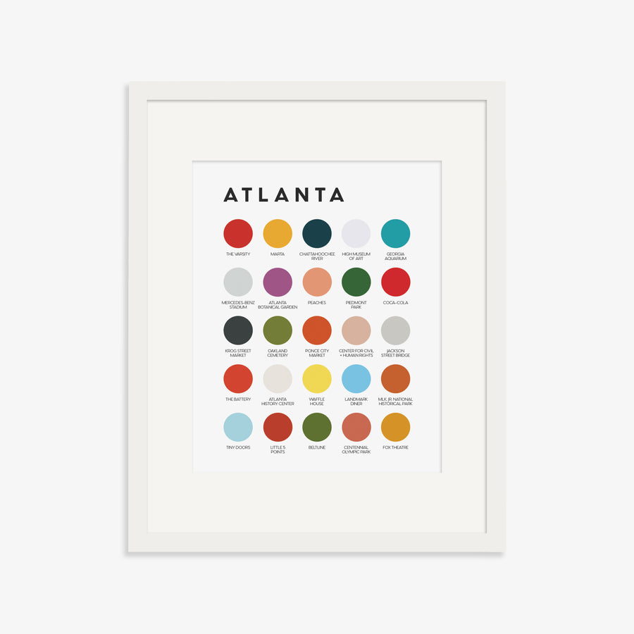 Atlanta Color Palette Print