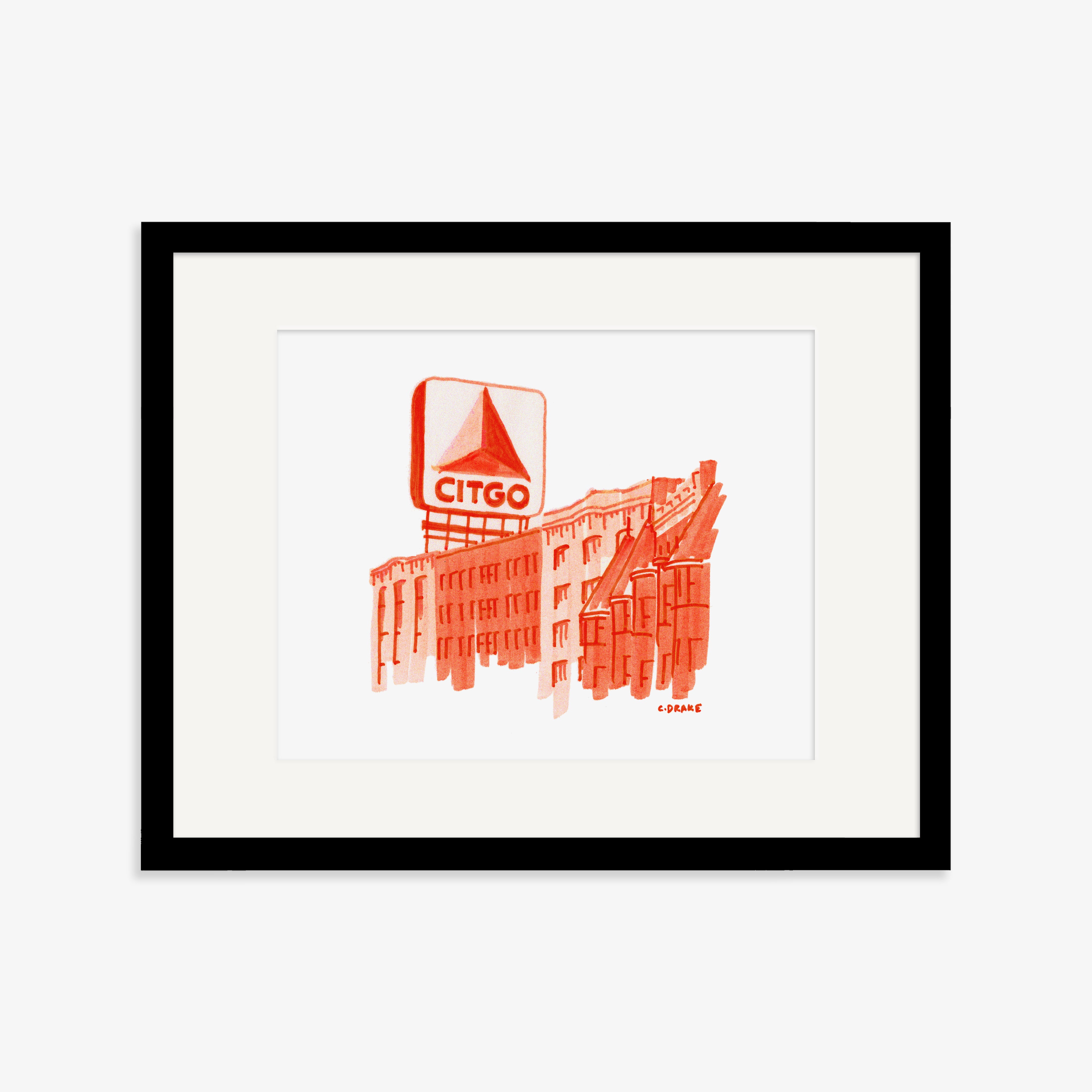 Boston Citgo Sign Print – Lunch City Studio